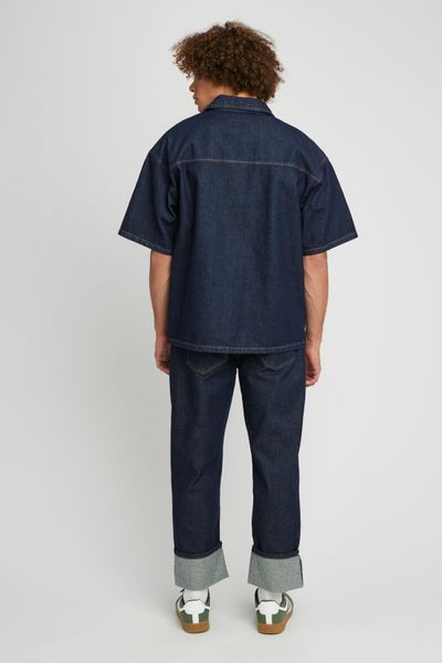 Chemise manches courtes en jean