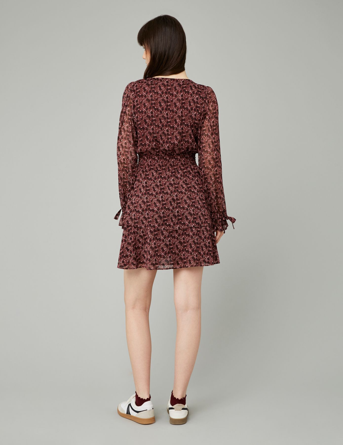 Robe courte imprimée