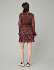 Robe courte imprimée