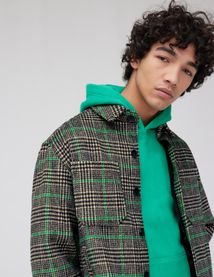 Veste surchemise à carreaux