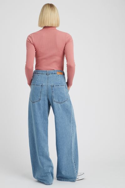 T-shirt col montant uni