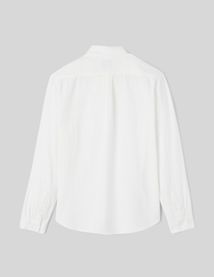 Chemise textur&eacute;e unie droite