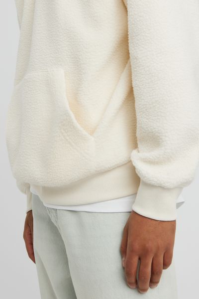 Sweat sherpa à capuche