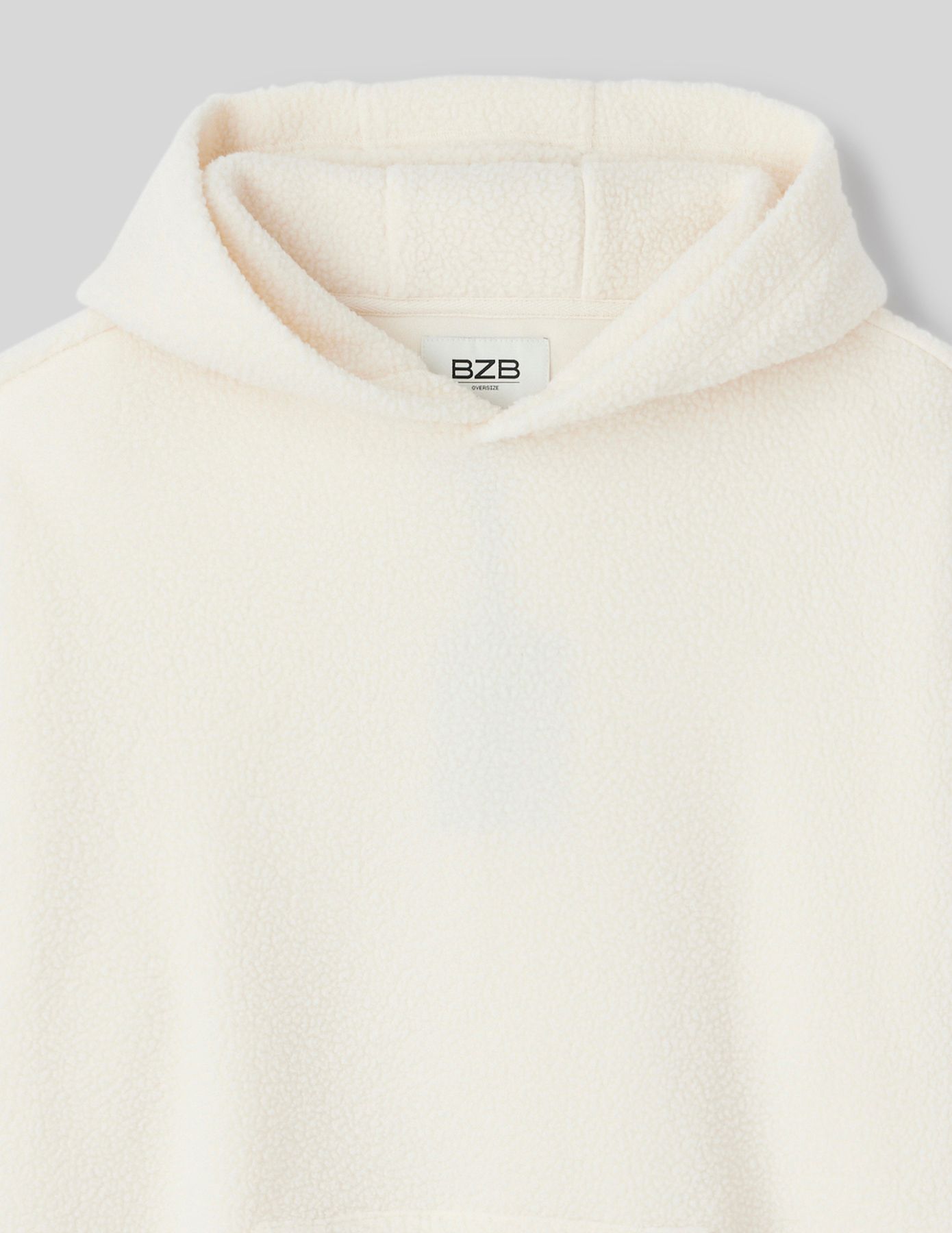 Sweat sherpa à capuche