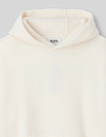 Sweat sherpa à capuche