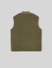 Blouson sans manches sherpa