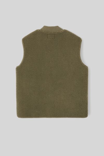 Blouson sans manches sherpa