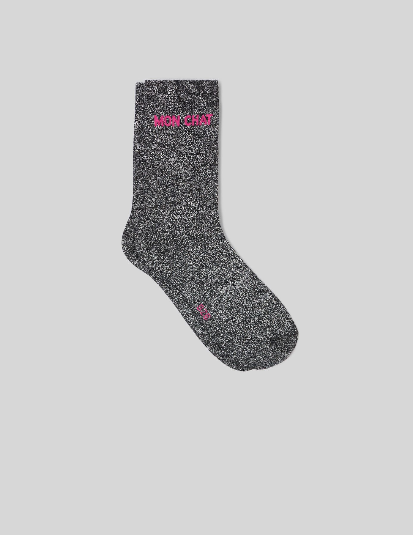 Chaussettes lurex wording
