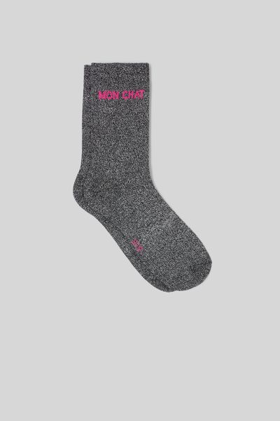 Chaussettes lurex wording