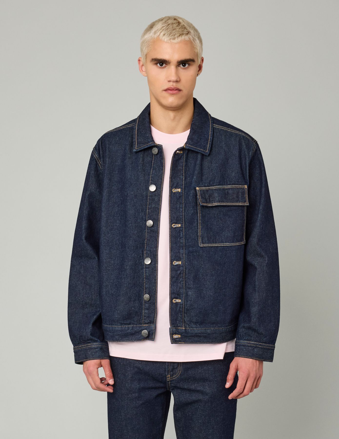 Veste trucker en jean