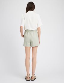 Short taille élastiquée
