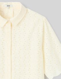 Chemisette en broderie anglaise