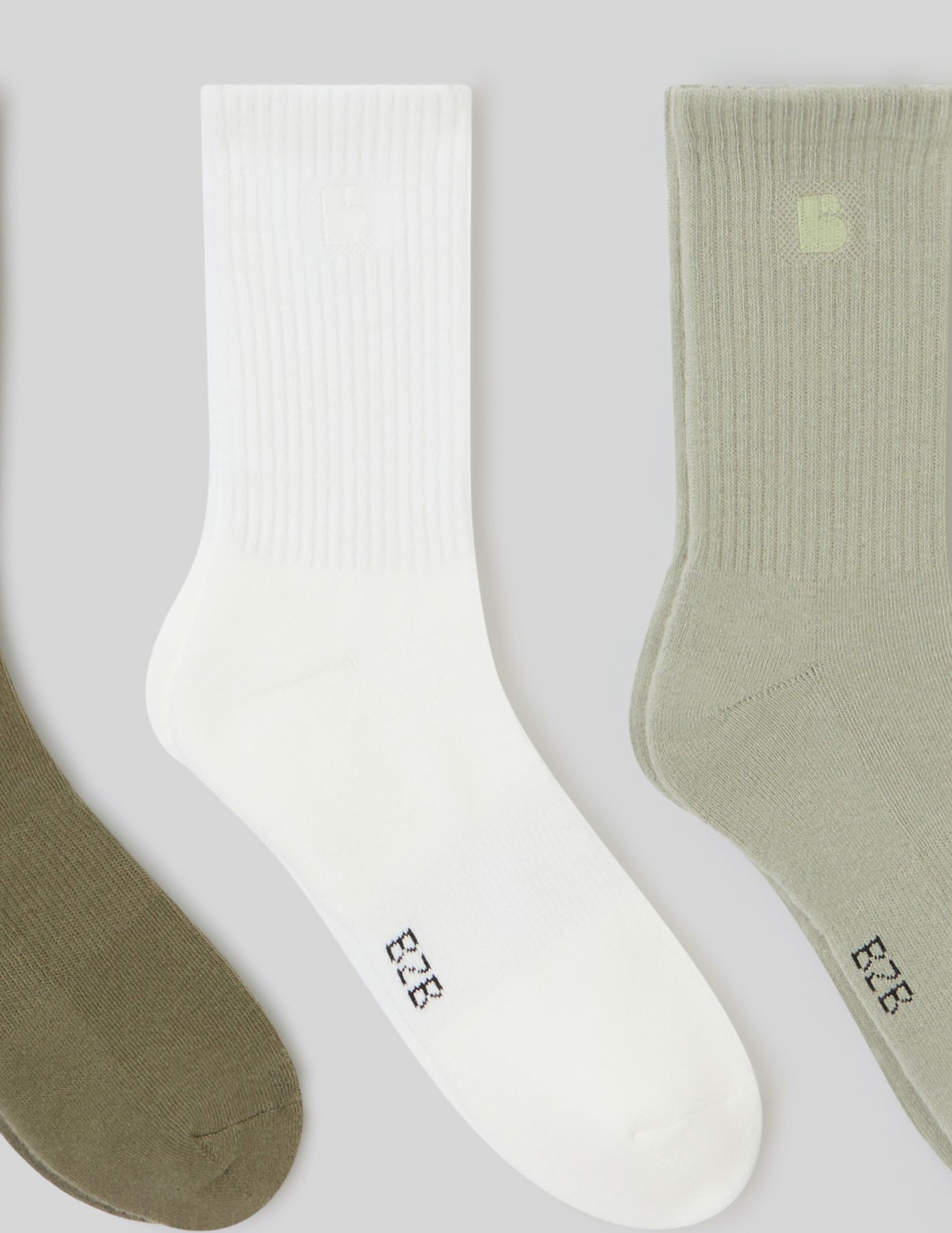 Lot de 3 paires de chaussettes broderie