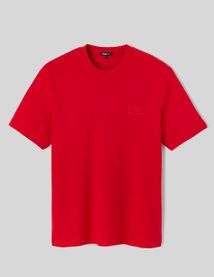 T-shirt broderie poitrine
