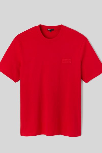 T-shirt broderie poitrine