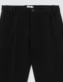 Pantalon de ville fluide uni