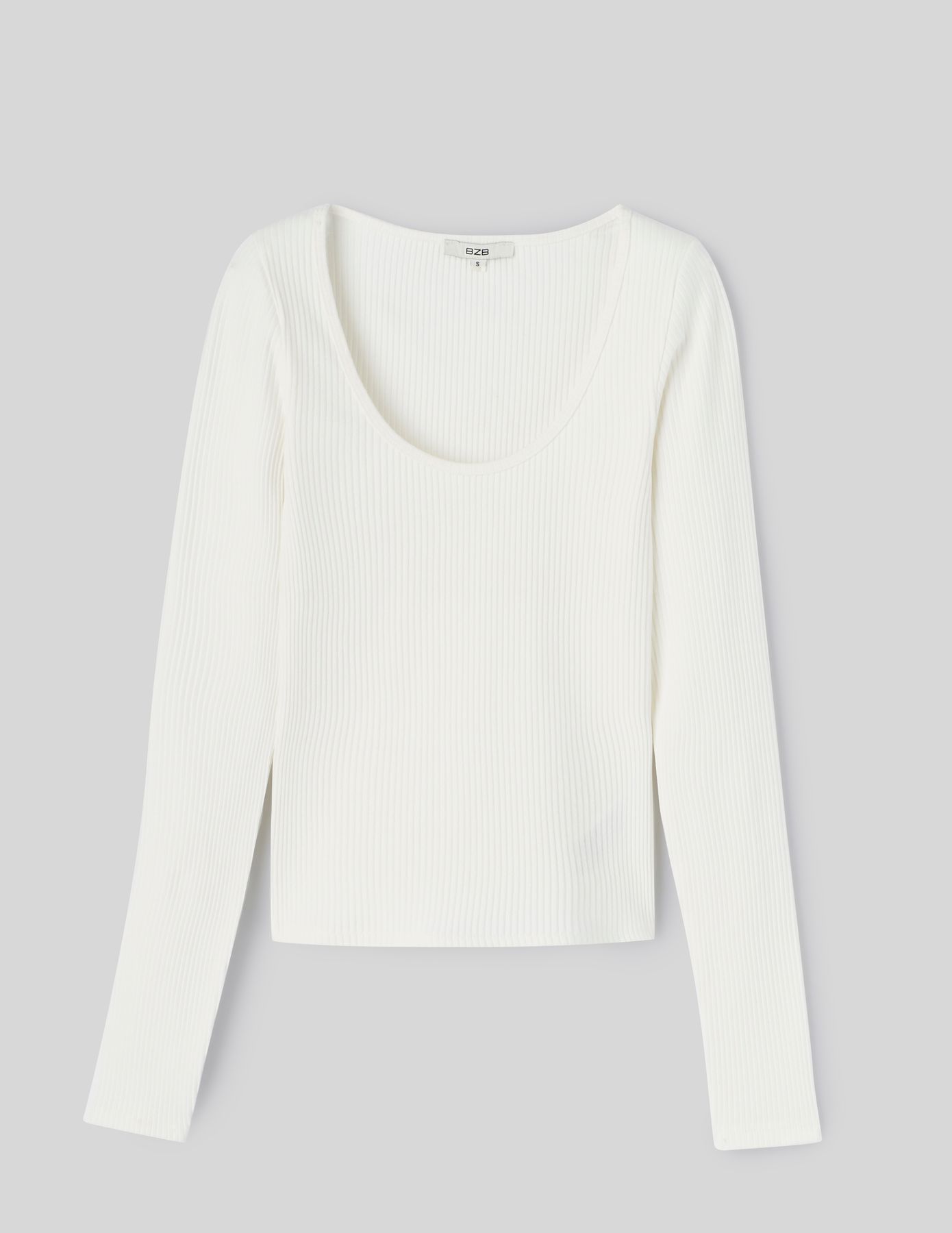 T-shirt manches longues uni
