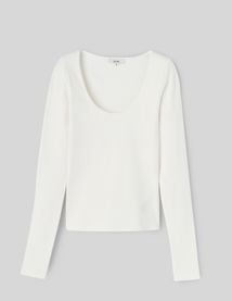 T-shirt manches longues uni