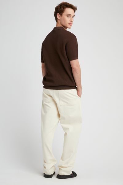 Polo maille ajourée