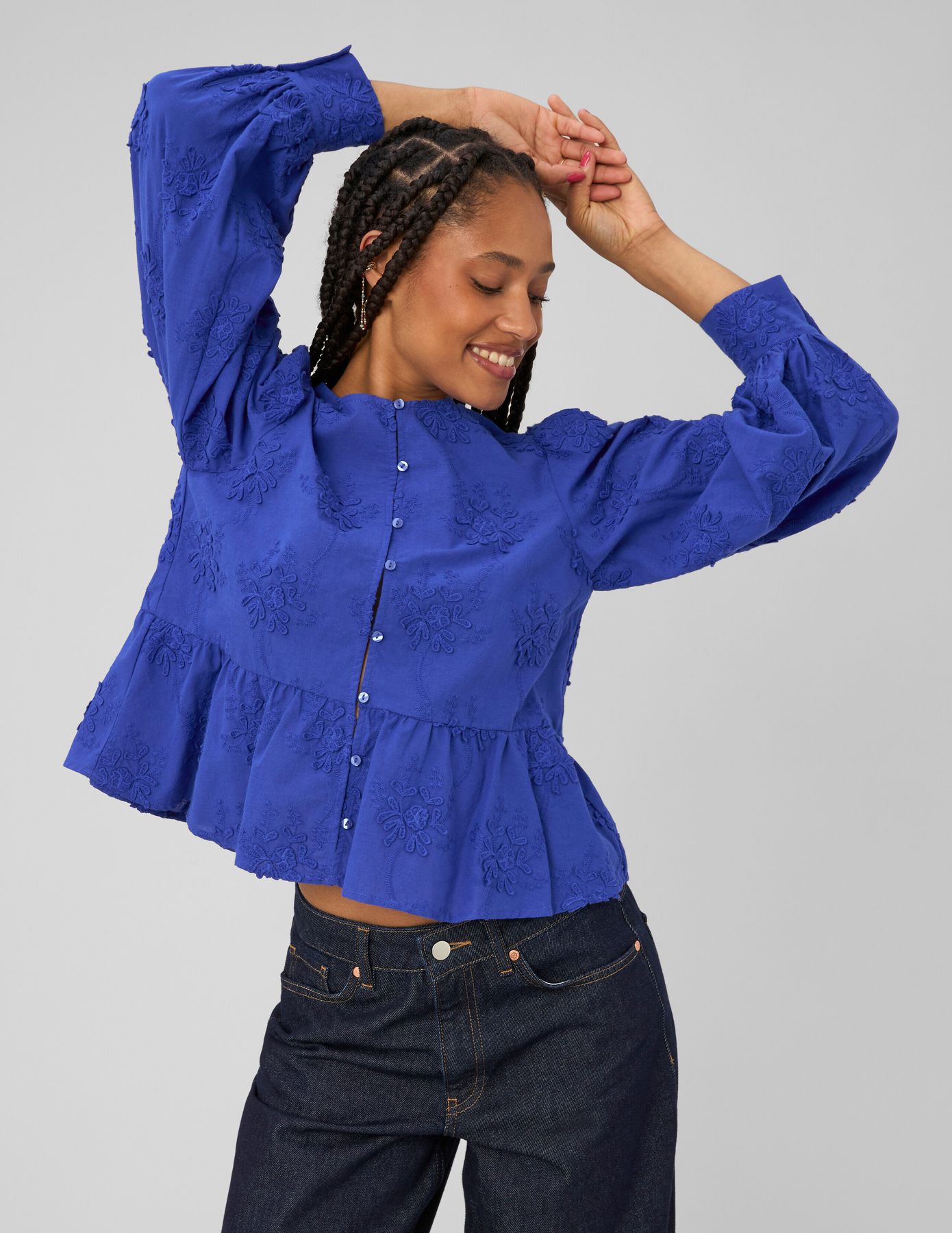 Blouse broderie 3D