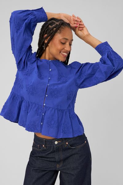 Blouse broderie 3D