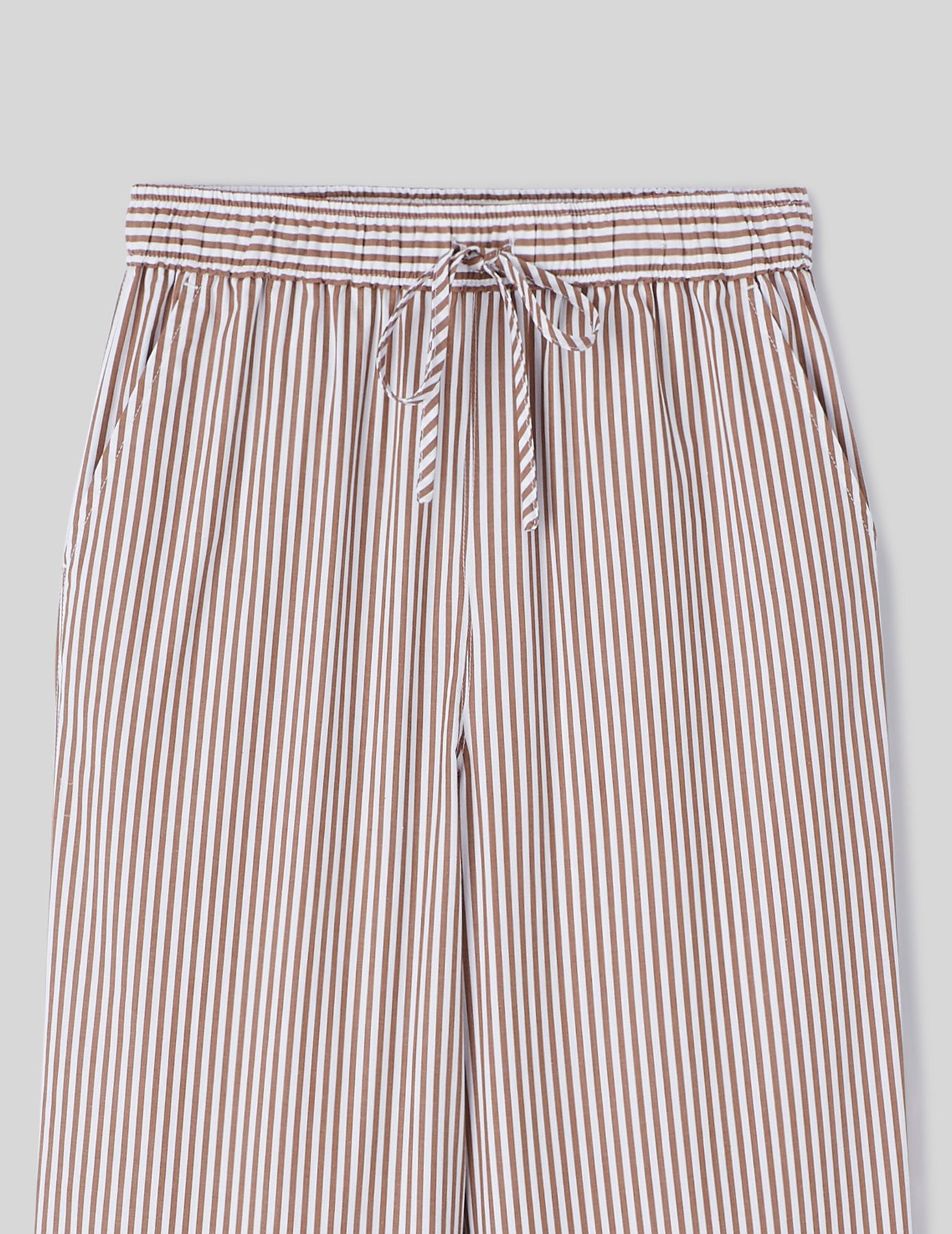 Pantalon fluide à rayures