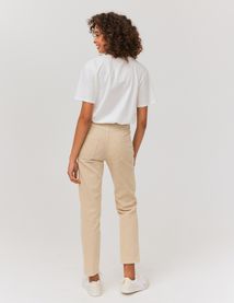 Pantalon velours mom