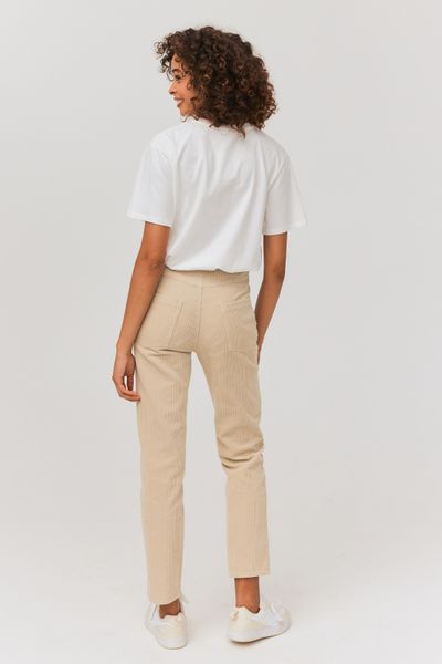Pantalon velours mom