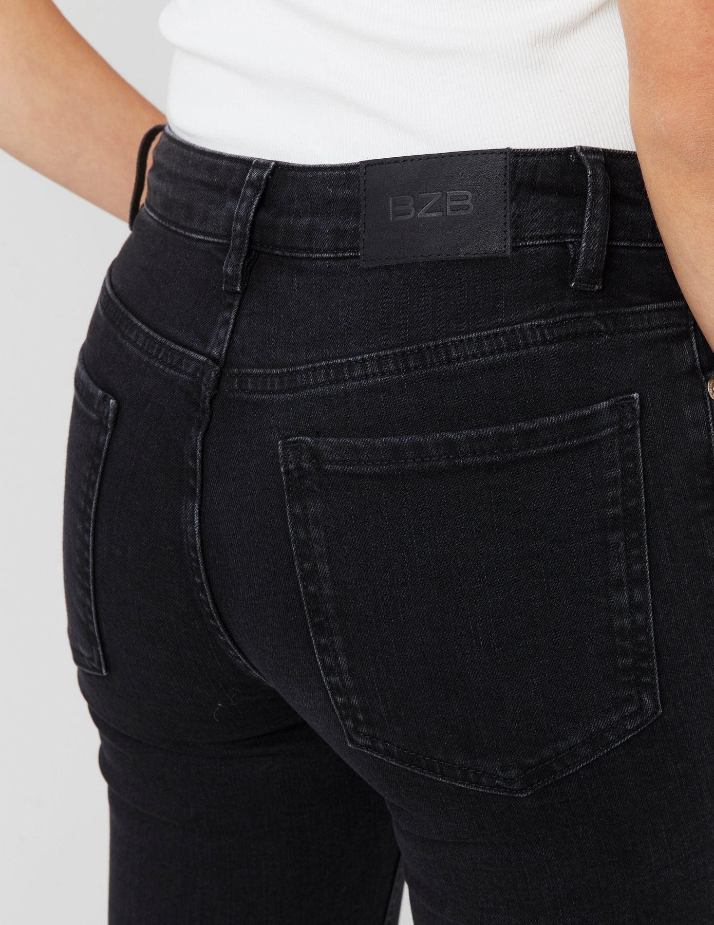 Jean flare cropped