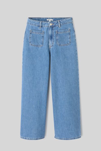 Jean wide leg cropped