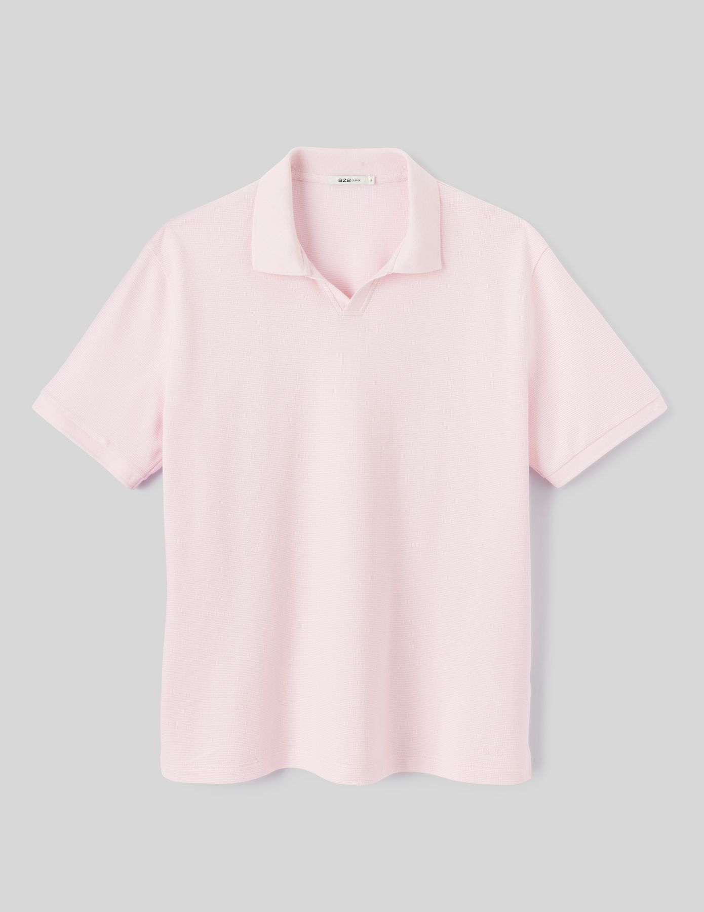 Polo matière fantaisie