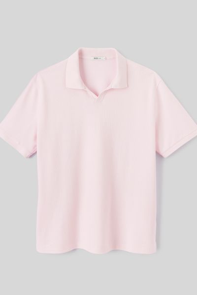 Polo matière fantaisie