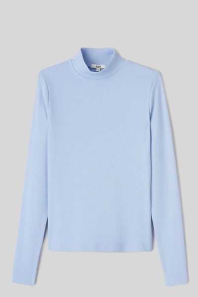 T-shirt col montant uni