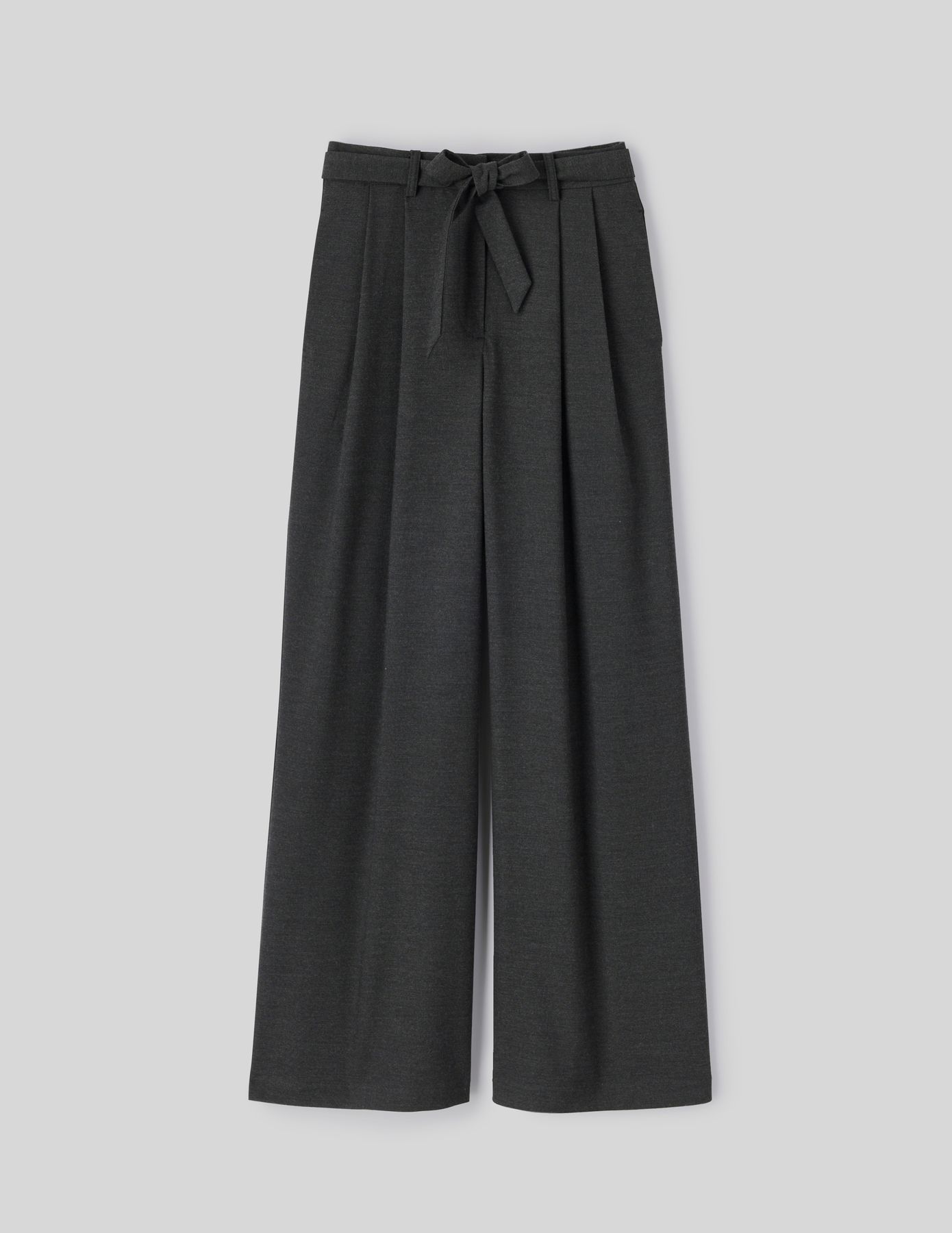 Pantalon tailleur à pinces polyester recyclé
