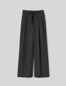 Pantalon tailleur à pinces polyester recyclé