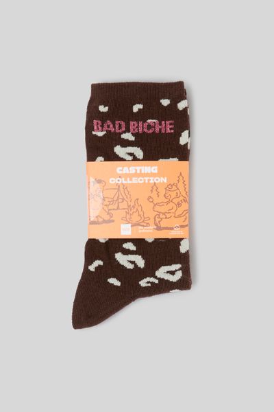 Chaussettes unitaire imprim&eacute;es