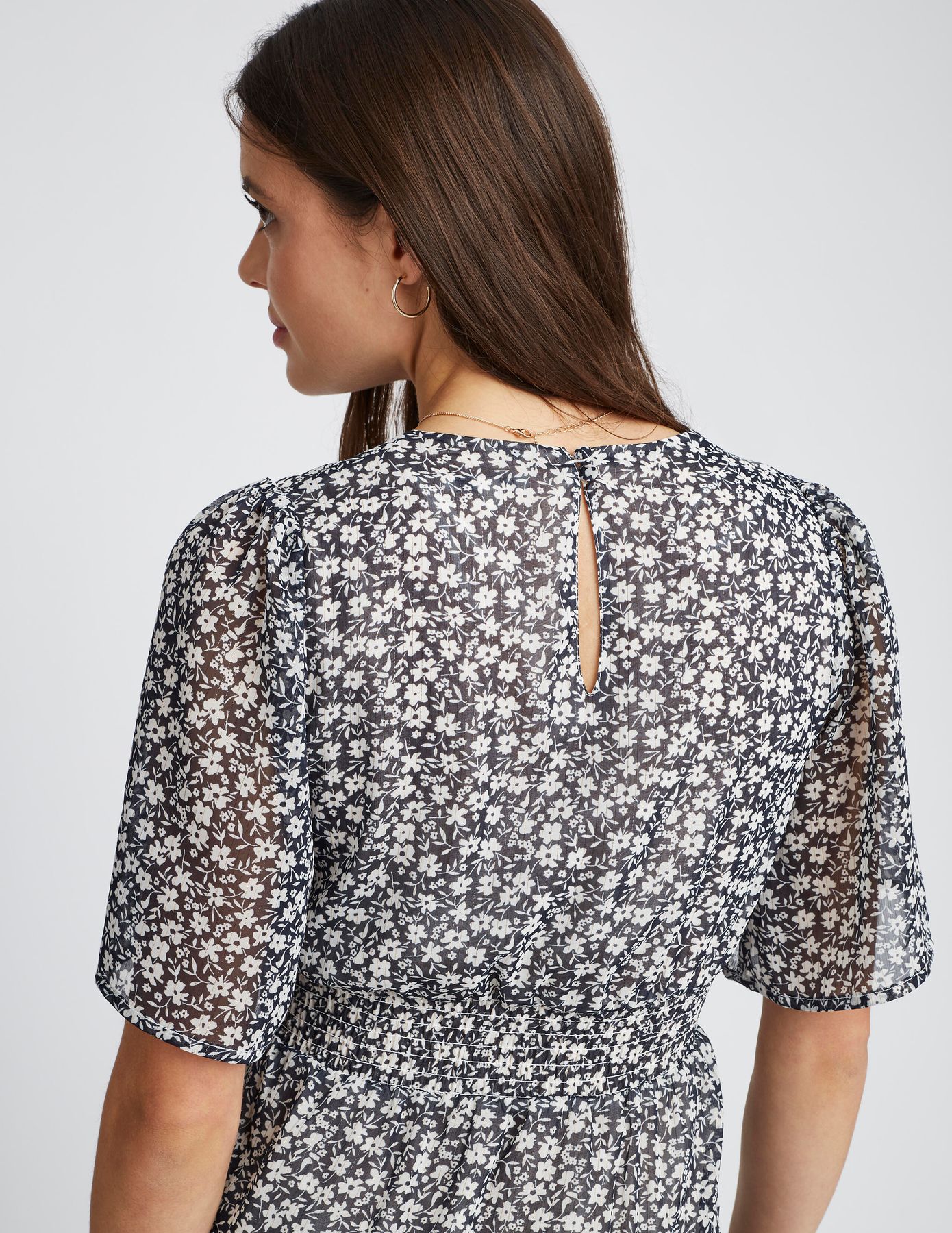 Robe longue imprimée