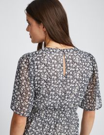 Robe longue imprimée