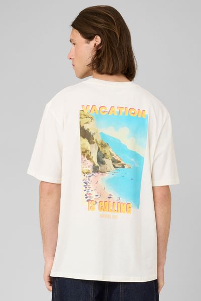 T-shirt imprim&eacute; devant/dos
