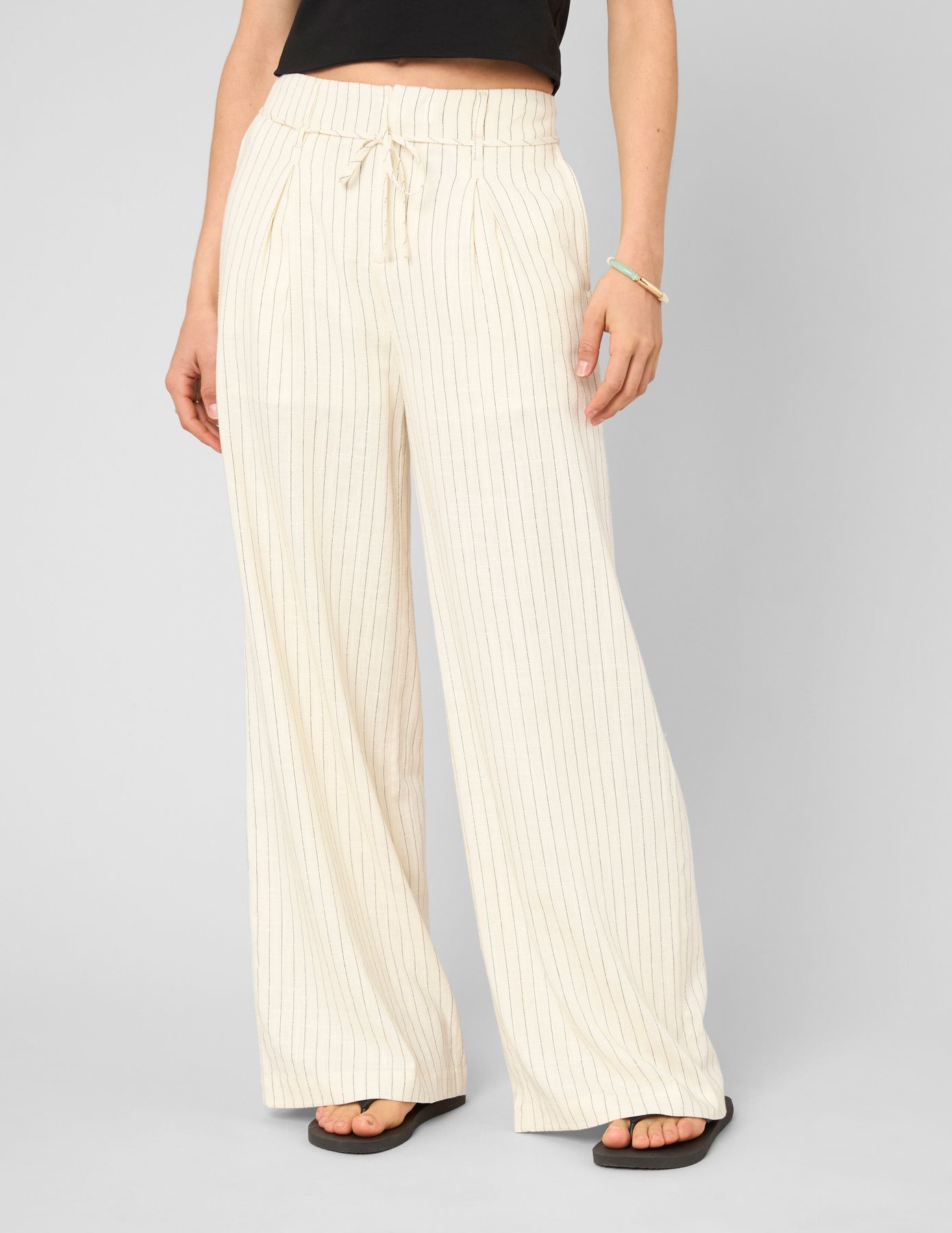 Pantalon fluide ray&eacute;