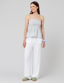 Top bustier rayé