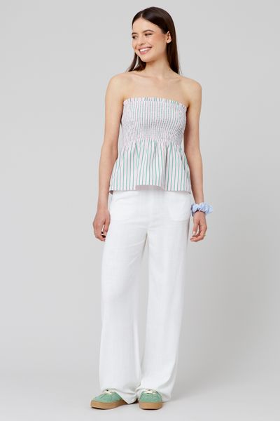 Top bustier rayé