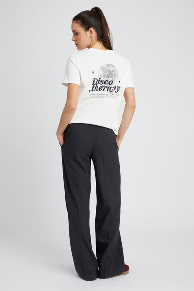 Pantalon taille élastiquée polyester recyclé
