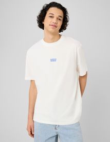 T-shirt broderie poitrine