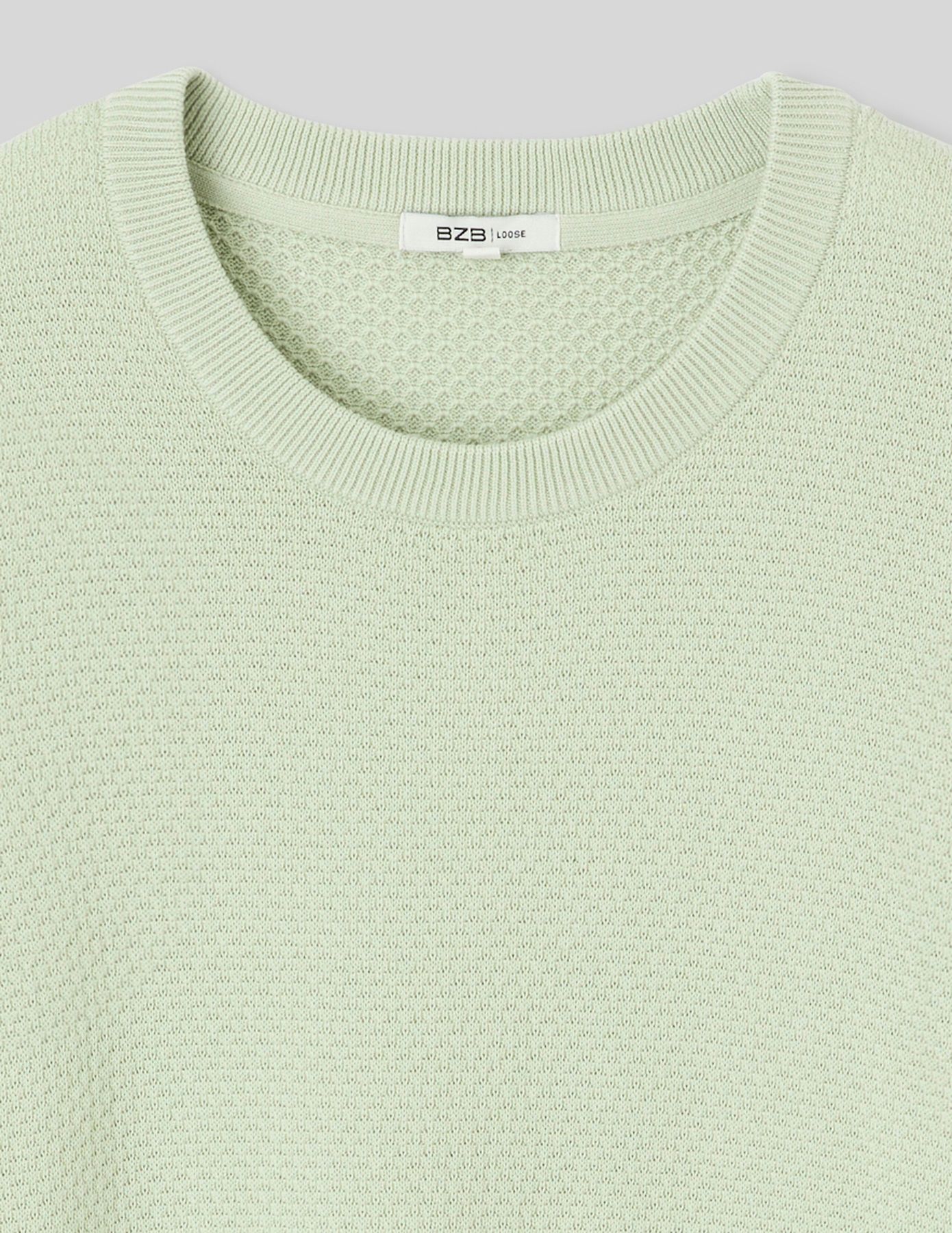 T-shirt maille textur&eacute;e