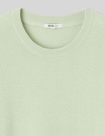 T-shirt maille textur&eacute;e