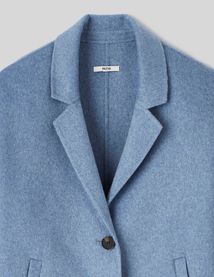 Manteau court en laine