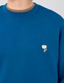 Sweat broderie poitrine