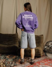 Sweat col rond imprimé