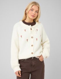Gilet brod&eacute; &agrave; boutons